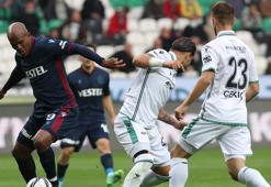 (ÖZET) Konyaspor - Trabzonspor maç sonucu: 2-2
