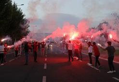 Galatasaray kafilesi Kayseri'ye geldi