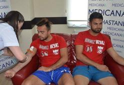 Sivassporlu futbolcular, sağlık kontrolünden geçti