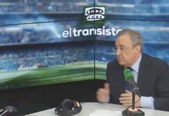 Real Madrid'in başkanı Florentino Perez gazeteciye sinirlendi!