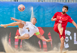 Plaj Futbolu Milli Takımı, Estonya'ya 4-3 yenildi
