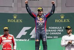 Kanada'nın lideri Vettel