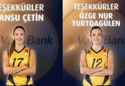 VakıfBank, iki oyuncusuyla vedalaştı