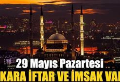 29 Mayıs Pazartesi Ankara iftar ve İmsak vakti! Ankara'da Akşam ezanı kaçta okunacak?