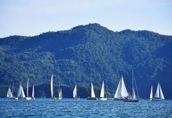 29. Uluslararası Marmaris Yarış Haftası'nda rüzgarın azlığı dikkat çekti