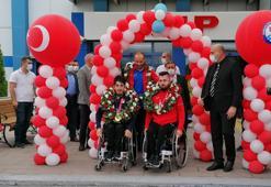 Abdullah ve kardeşi Ali Öztürk, Trabzon'da coşkuyla karşılandı