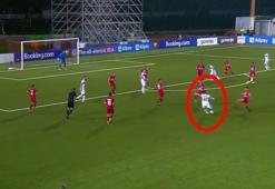 Hakan Çalhanoğlu mesafe tanımadı, golünü attı! Cebelitarık - Türkiye (VİDEO)