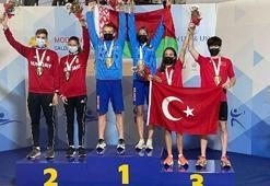 Genç milli pentatletlerden Portekiz'de bronz madalya