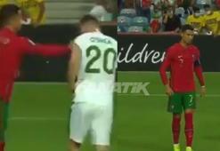 Cristiano Ronaldo'dan Dara O'Shea'ye tokat! İşte o anlar...