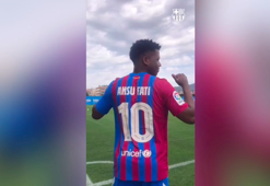 Barcelona'nın 10 numarası belli oldu: Ansu Fati!