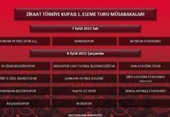 Türkiye Kupası'nda 1. Eleme Turu programı açıklandı