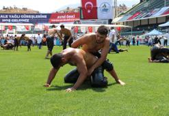 Denizli'de güreş şöleni başladı