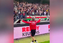 Ali Akman ilk golü sonrası tribünleri coşturdu!