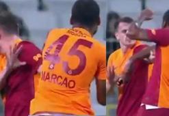 Galatasaray'da tarihi skandal! Marcao'dan Kerem Aktürkoğlu'na kafa ve yumruk