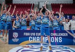 U18 Erkekler Avrupa Challenger'da şampiyon Slovenya