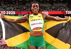 Kadınlar 200 metre finalini Jamaikalı Thompson-Herah kazandı