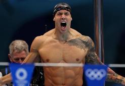Erkekler 50 metre serbest stil yüzmede ABD'li Caeleb Dressel, olimpiyat rekoru kırarak şampiyon oldu
