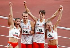 Polonya'dan 4x400 metrede rekor
