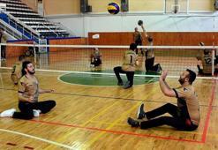 Engelli gazilerin de yer aldığı oturarak voleybol takımından 4 ayda 'süper' başarı