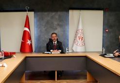 Bakan Kasapoğlu, Galatasaray Başkanı Burak Elmas'ı kabul etti