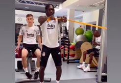 Beşiktaşlı Fabrice N'Sakala yeni sezona hazırlanıyor