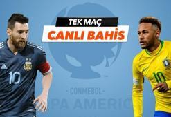 Arjantin - Brezilya maçı iddaa oranları! Heyecan misli.com