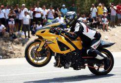Motodrag yarışmasına 50 sporcu katıldı