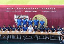 Bandırmaspor, 12 yeni transferi için imza töreni düzenledi