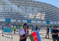 Bakü Olimpiyat Stadı'ndan çok özel görüntüler | Türkiye - Galler