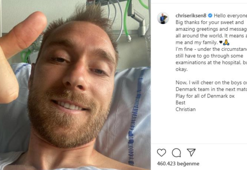 Christian Eriksen'den mesaj var