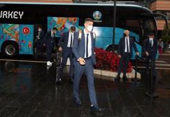 A Milli Takım, İtalya maçı için başkent Roma'ya geldi