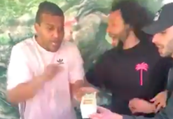 Real Madrid'in Brezilyalı yıldızı Marcelo'ya örümcek şakası!