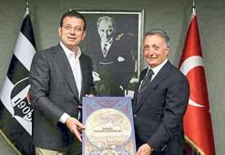 Ekrem İmamoğlu'ndan Beşiktaş'a tebrik ziyareti