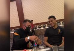 Muslera'dan Mohamed'e güldüren şaka