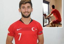 Antalyaspor'un genç yeteneği çalışmalarına ara vermiyor!