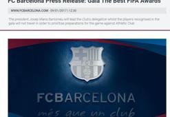 Barcelona yıldızlarını FIFA ödül törenne göndermiyor