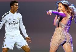 Lopez'in telefonunda Ronaldo'yu görünce...