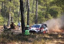Toyota sürücüsü Kris Meeke deneme sürüşü lideri