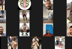 Antalyaspor'da çalışmalar telekonferansla sürüyor