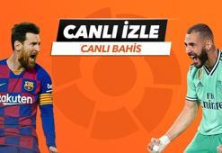 Barcelona - Real Madrid maçı iddaa oranları! Heyecan misli.com'da