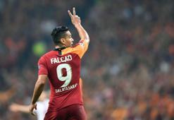 Galatasaraylı Radamel Falcao'dan sıkı antrenman!