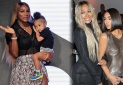 Serena Williams kızıyla podyuma çıktı, Kim Kardashian yalnız bırakmadı