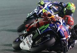 MotoGP'de sezonun ilk zaferi Lorenzo'dan