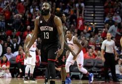 James Harden'dan tarihi "triple-double"