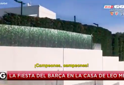 Messi'nin evinden çok özel görüntüler!