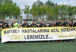 Kanser hastaları için saçlarını kestirdiler