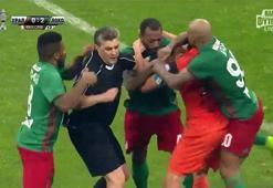 Eski Beşiktaşlı Fernandes ile başlayan kavga 4 kırmızı kartla bitti!