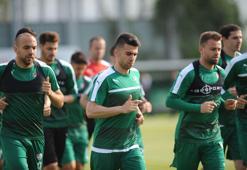 Bursaspor'da Adnan Örnek ilk antrenmanına çıktı
