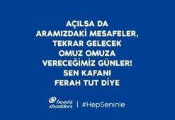 Evde kalmanın öneminin vurgulandığı bu dönemde evde kalmaya destek : #HepSeninle