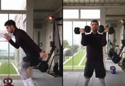 'Evde Kal' çağrısı yapan Hasan Ali Kaldırım sıkı çalışıyor!